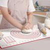 Non-Slip Silicone Baking Mat with Measurement Counter and Dough Rolling and Pie Crust Mats - Perfect for Baking and Cooking Kitchen Accessories