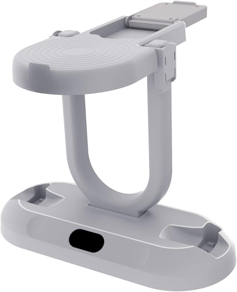 Handle Charging Base for PS VR2, Charging Display Stand with Storage Glasses Holder, Charging Station