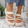 High Quality Shoes Female Open Toe Women's Slippers Platform Outdoor Slippers Women Solid Wedges Casual Women's Sandals