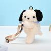 Cute Puppy Lying Around Doll Bag Plush Shoulder Doll Bag Jk Soft Girl Cartoon Animal Crossbody Change Storage Bag