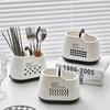 Kitchen Tableware Holder Plastic Counter Chopsticks Spoon Spatula Tool Cutlery Container Storage Container with Drainage Hole