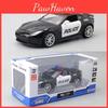 Ftype Jaguar Police Car Model 132 Alloy Diecast With Lights Sound For Collector