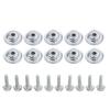 10 комплектов шайб и болтов для защиты днища серебристого цвета для Polaris Ranger RS1 RZR
