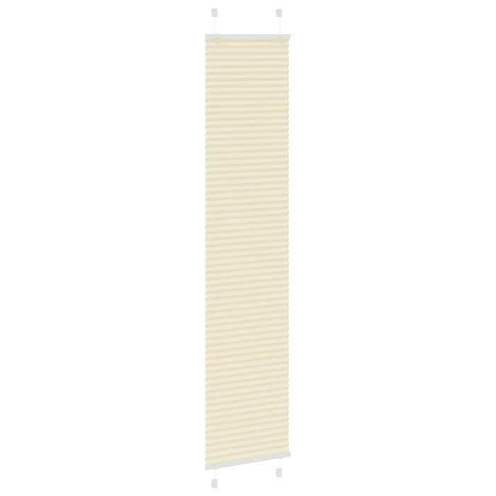 VidaXL Store Plissé Crème 50x200 Cm Largeur Du Tissu 49,4 Cm Polyester, Window Pleated Blind, Accordion Blind, Blind 4015303
