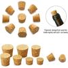 5/100pc Tops DIA 8mm To 58mm Wooden Cork Lab Test Tube Stopper Kettle Pudding Bottle Cork Cap Burette Tube Wood Plug Cork Stopper