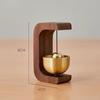 Entrance Wireless Doorbell Shopkeeper's Bell Wind Bell Door Opening Wooden Clock Reminder for Home Small Bell Decorations
