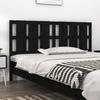 VidaXL Headboard Black 165.5x4x100 Cm Solid Pine Wood 818004