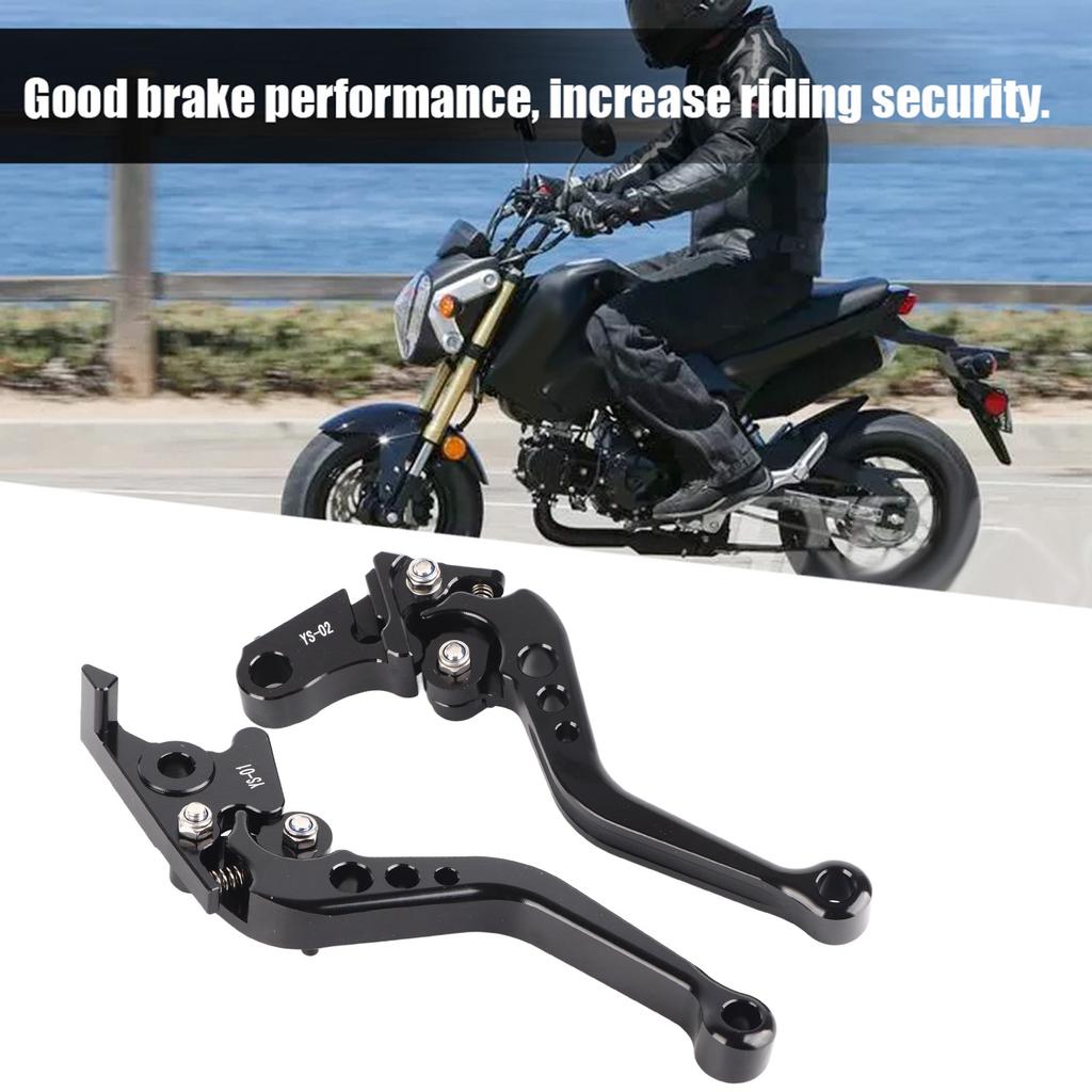 Motorcycle Clutch Short Brake Lever Handle for Grom MSX125 ‑ Black 13‑18