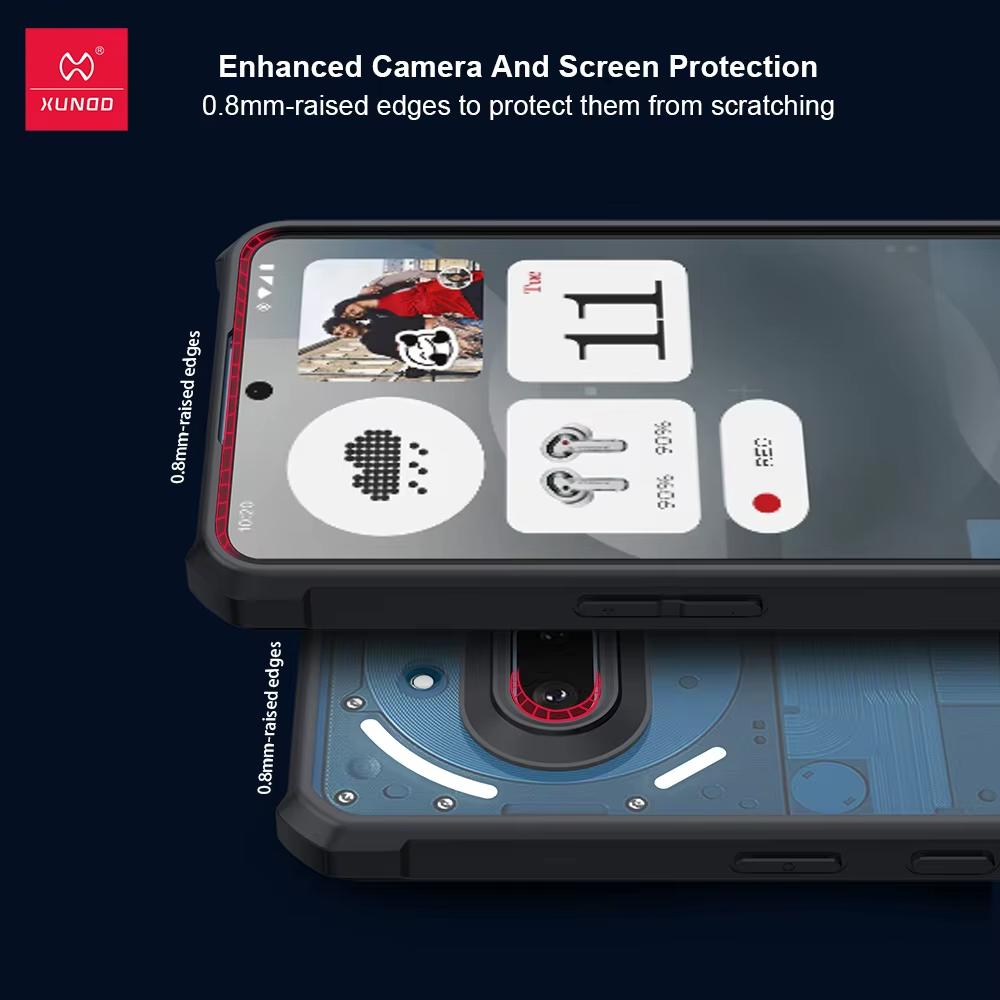 For Nothing Phone 3a Pro Case Nothing Phone 3a Casing XUNDD Airbag Shockproof Bumper Protective Cases Transparent Back Cover