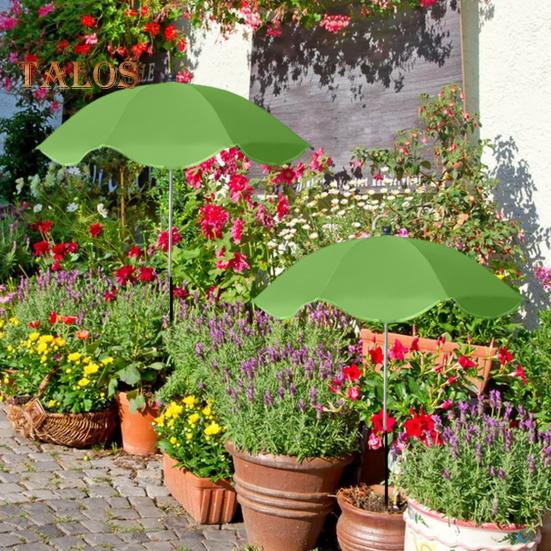 Plant Umbrella for Outdoor Plants Height Adjustable Umbrella with Stake Garden Umbrella Shade Protect Plants from Sun for Potted Plants Flower Beds