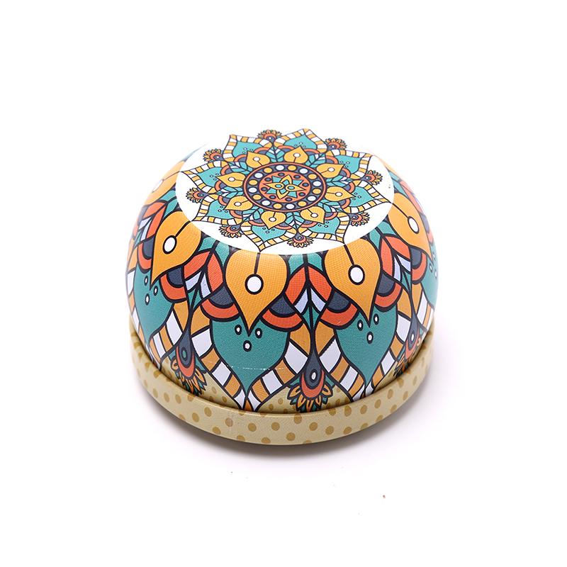 Retro Floral Tin Can Tea Storage Box Candy Gift Case