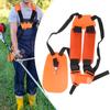 Рюкзак для газонокосилки W-образной формы с двумя плечевыми ремнями, мягкий ремень, удобный, экономящий труд для кустореза, триммера, садового секатора