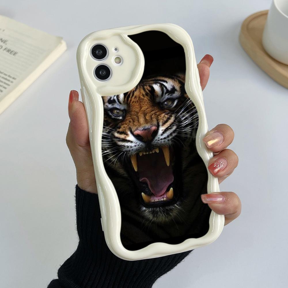 Ae99 Tigers Lion Love Design Art Защитные чехлы для телефонов для Xiaomi Poco X5 F6 Redmi Note 13 12 11 Pro 13C 12C A3 Huawei Honor 90 Wave Задняя крышка из ТПУ