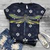 Dragonfly Trendy Men's Short Sleeved 3D T-shirt Style Casual 3D Men's T-shirt