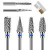 CGBE Nail Nail Drill Shaft for Nail Carbide Nail Drill for Cuticle Gel and Grinding Nails 6-Piece Bit, Bit, 2.35mm Diameter, Machines, Bits,