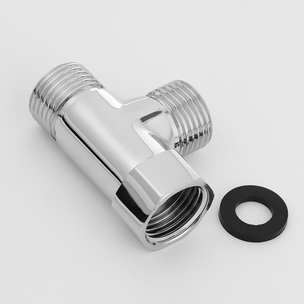 Connect Shower Head 3-way Kitchen Sink Splitter Faucet Adapter Diverter Valve Water Tap Connector