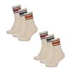 Okamoto Men's Casual Socks, Outdoor, Sustainable, Stylish, 6-Pair Set, Crew Socks, 141-233