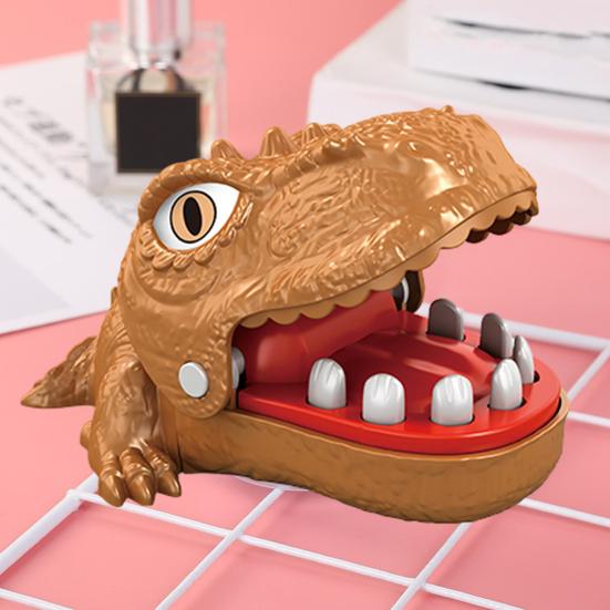 Biting Hand Fun Portable Toy Mini Dinosaur Parent-child Interaction Creative Battery-Free Game for Kids