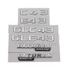 ALMVIS 3D Car Trunk Sticker C43 E43 GLE43 GLC43 BITURBO 4MATIC Emblem Logo Mercedes