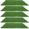 5Pcs SquareShaped Garden Artificial Grass Lawn Turf DIY Miniature Landscape Decoration 30x30cm