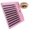 DIY Individual Lashes with Glue False Eyelashes Handmade Cluster Lashes Kit At Home