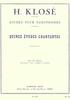 Alphonse Leduc Klose: 15 Musical Exercises (Saxophone Instruction Book) Leduc Publishing
