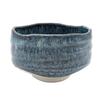 Mino Ware Matcha Bowl, Matcha, Tea Ceremony, Diameter: Approx. 11cm, Pear-Glazed Blue Glaze, Made In Japan, Product Number 504-02