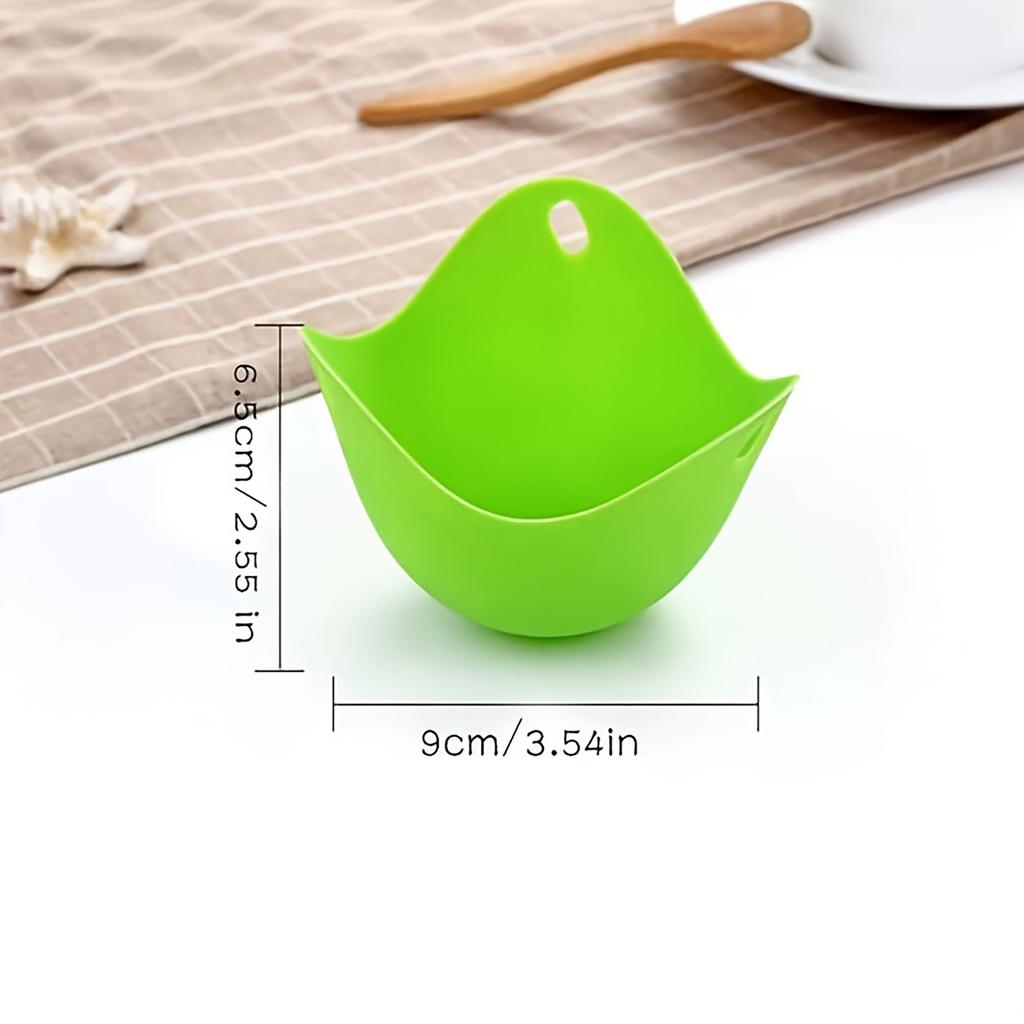 Egg Poachers Silicone Molds Cooker Tools Pancake Cookware Bakeware Steam Eggs Plate Tray Healthy Novel Kitchen Accessories