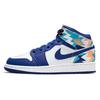 Air 1 Mid GS Geometric Pint Kids Sneakers Blue White Concord 555112-105