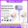 High-Power Blue Light Ionic Hair Dryer for Salon & Home, Foldable for Travel and Hotel Use