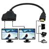1080P HDMI Port Male To 2 Female 1 In 2 Out Splitter Cable Adapter Converter