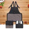 Фартук с регулируемым ремешком, многоцелевой, с передним карманом, для женщин, мужчин, официантов, кафе, студий, рукоделия