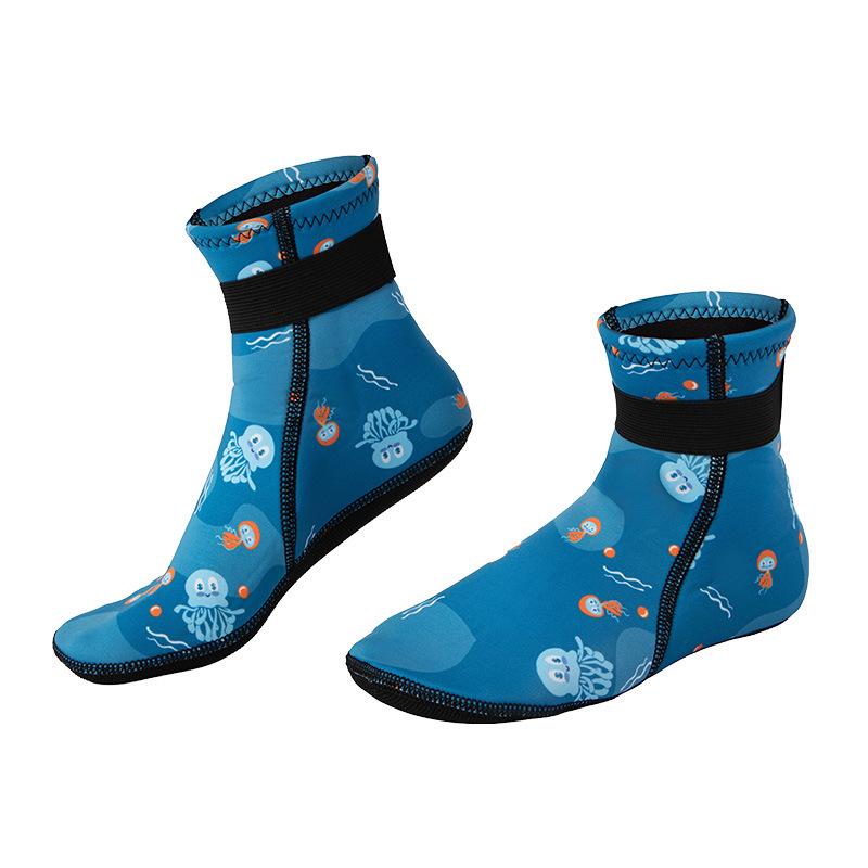 3MM Kids' Non-slip Beach Socks: Warm Diving Protection for Winter Swimming and Snorkeling