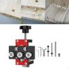 3 In 1 Dowel Jig Drill Kit Self Centering Doweling Sturdy with 8/10/15mm Bits for DIY