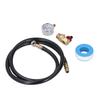 Air Tank Repair Kit 0-200 PSI Pressure Meter Brass Manifold Air Tank Hose Assembly Kit