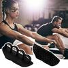 1 Pair Weight Lifting Grips Anti-Slip Silicone Men Women Gym Workout Grips Hand Palm Protection Dumbbell Pull-Up Exercise Training Fingerless Gloves