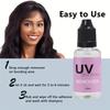 UV Hair Extension Kit: UV Lamp + 30g Glue & Remover | Salon-Quality Invisible Bonds | Quick Home & Salon Set