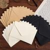 20/40/80PCS Classical White Black Kraft Blank Mini Paper Window Envelopes Wedding Invitation Envelope Gift Envelope