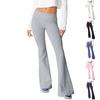 Women's Autumn And Winter Casual Home Flare Pants Yoga Casual Solid Color Sports Pants