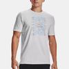 Under Armour Printed Crew Neck Short Sleeve T-Shirt Men Tops Gray 1362995-014