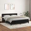 VidaXL Divan Bed and Mattress Black 160x200 Cm Velvet 3141373