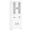 VidaXL Highboard White 69.5x34x180 Cm Engineered Wood 3198505