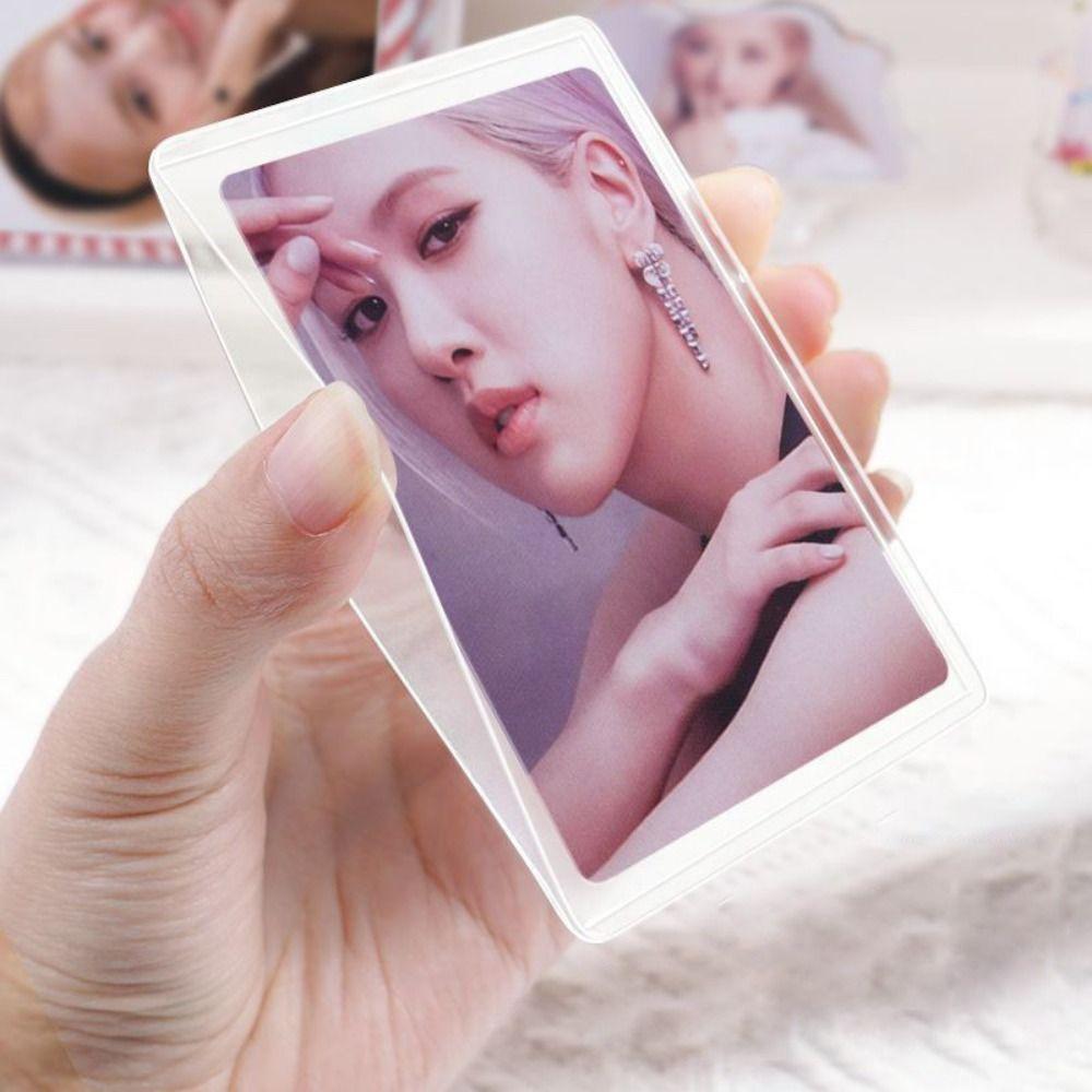 PVC Idol Photocard Sleeves Anti-Scratch Photo Protective Cover Fashion Photocard Holder