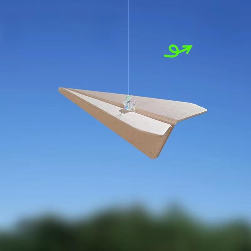 1 Piece Car Hanging Accessories Paper Plane Scent Diffuser Aromatic Car Air Freshener Pendant Interior Rearview Mirror Decor