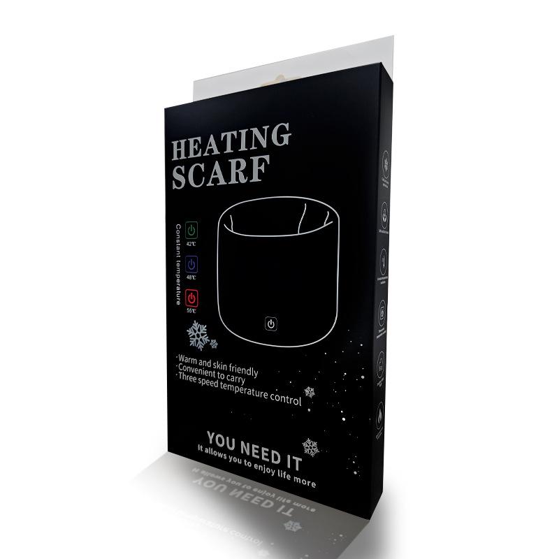 Unisex USB Heated Three-Speed Electric Fleece Scarf for Neck Warmer and Cold Protection