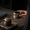 Manual Retro Gold-plated Iron Glaze Dunhuang Cup Tea Cup Master Cup Ancient Early-fired Handmade Ceramics Tea Cup Kung Fu Tea