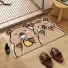Bathroom Floor Mats Bathroom Water Absorption and Quick Drying Dirt Resistant Ant Slip Diatom Mud Pads Cartoon Foot Pedal Pads