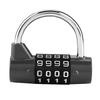4 Dial Digit Code Combination Padlock Travel Suitcase Gym Locker Security Password Lock Black