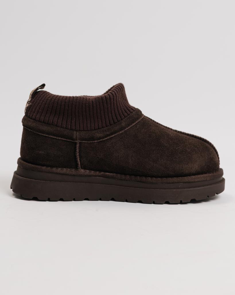 Ugg Short with Sock Lola Andy 12082 36 Chocolate Suede Wool