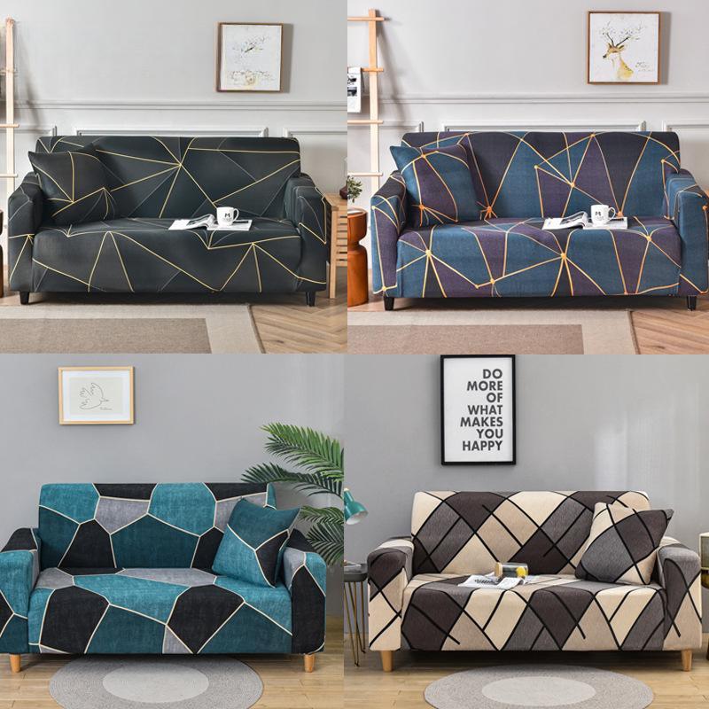 Four Seasons Universal High Elastic Sofa Cover Single Double Three Seat Sofa Cover Combination Full Cover Sofa Cushion Cover